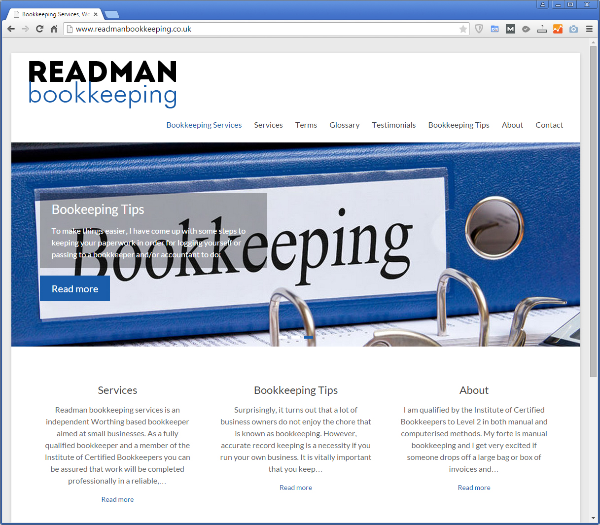 Readman Bookkeeping